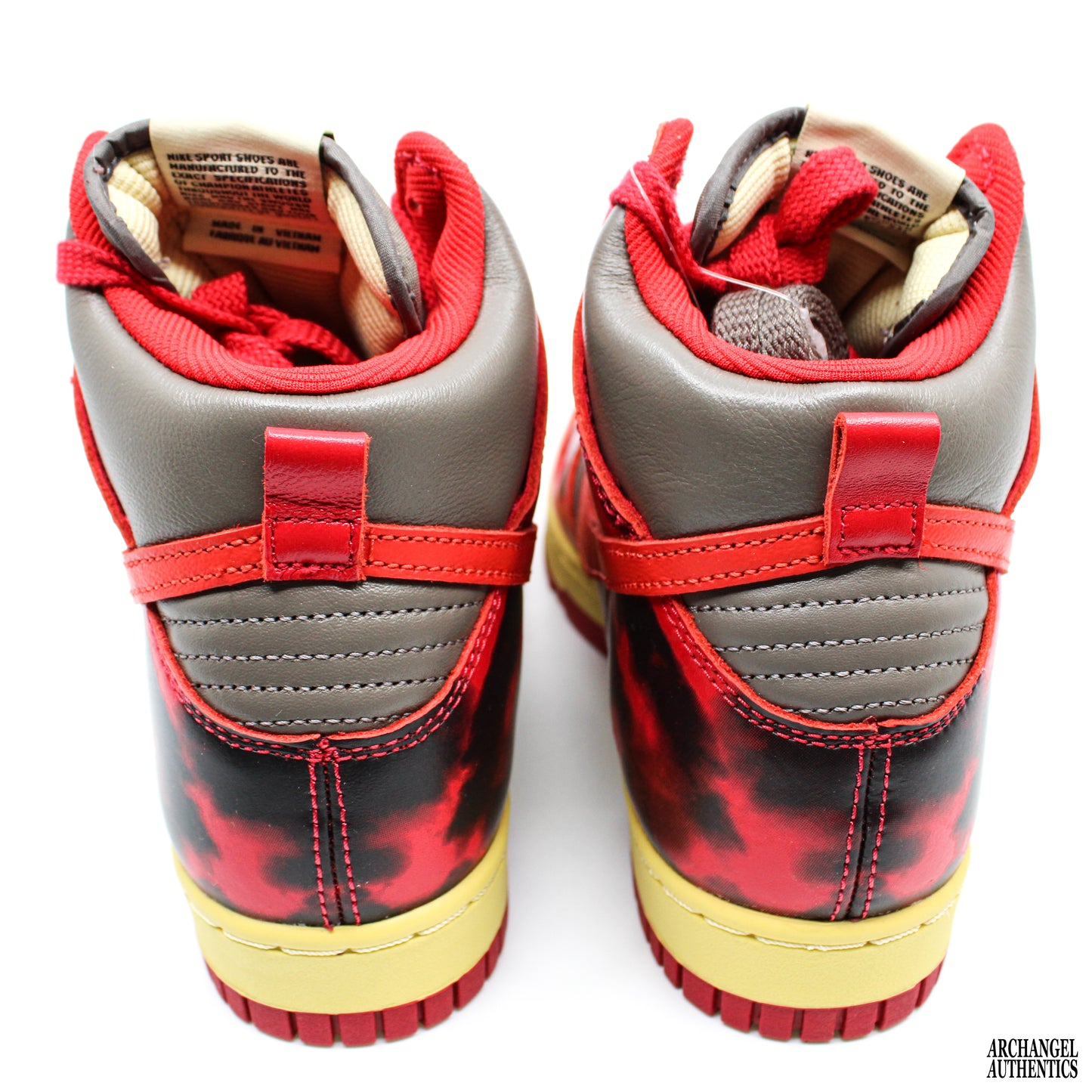 Nike Dunk High 1985 Red Acid Wash