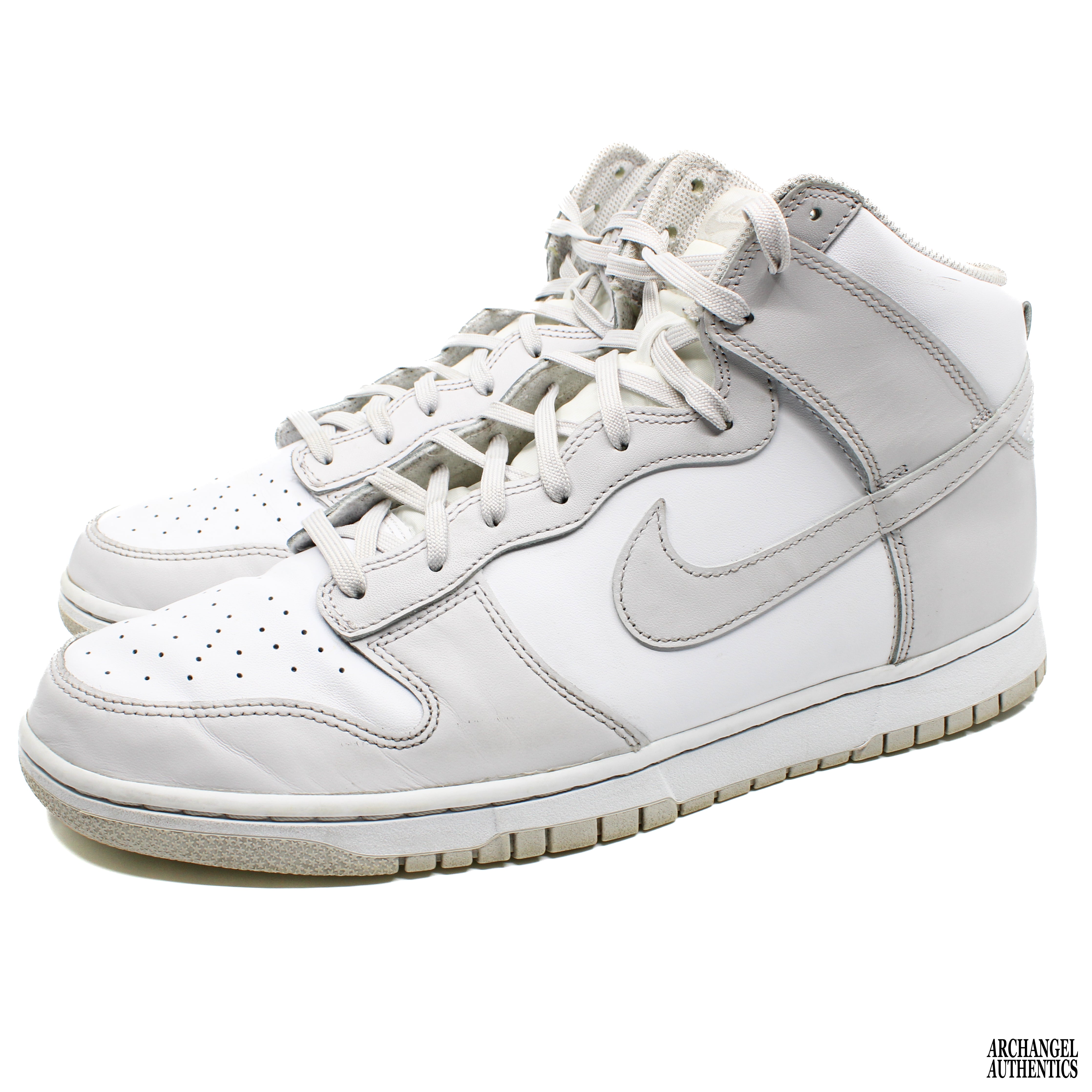 dunk high retro white vast grey
