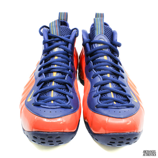 Nike Foamposite Blue Void Rugged Orange