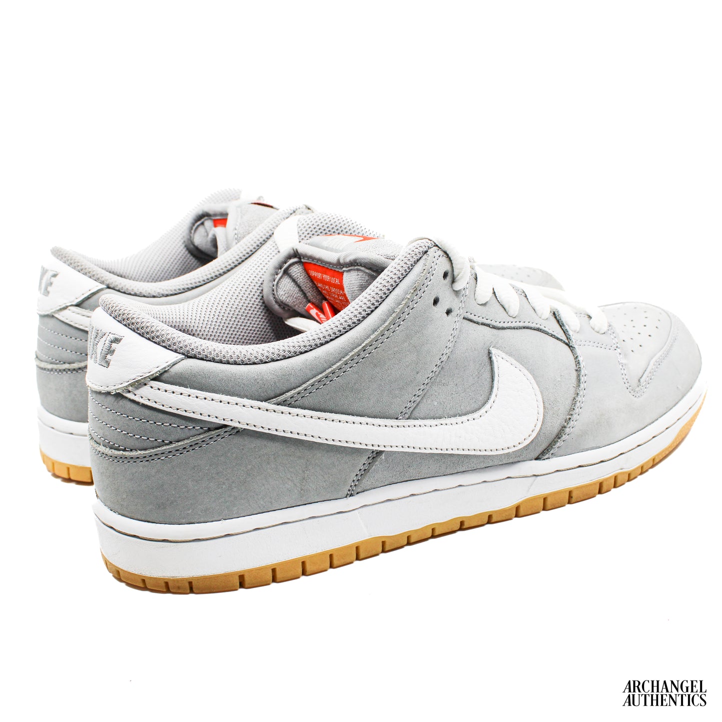 Nike SB Dunk Low Pro ISO Orange Label Wolf Grey Gum