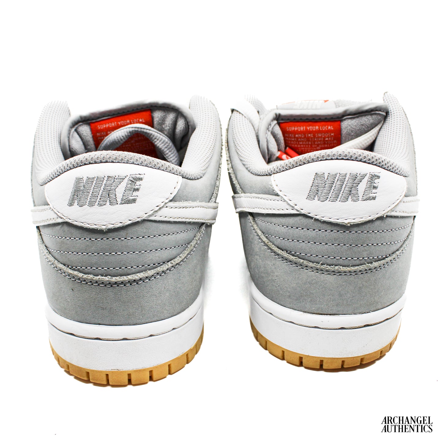 Nike SB Dunk Low Pro ISO Orange Label Wolf Grey Gum