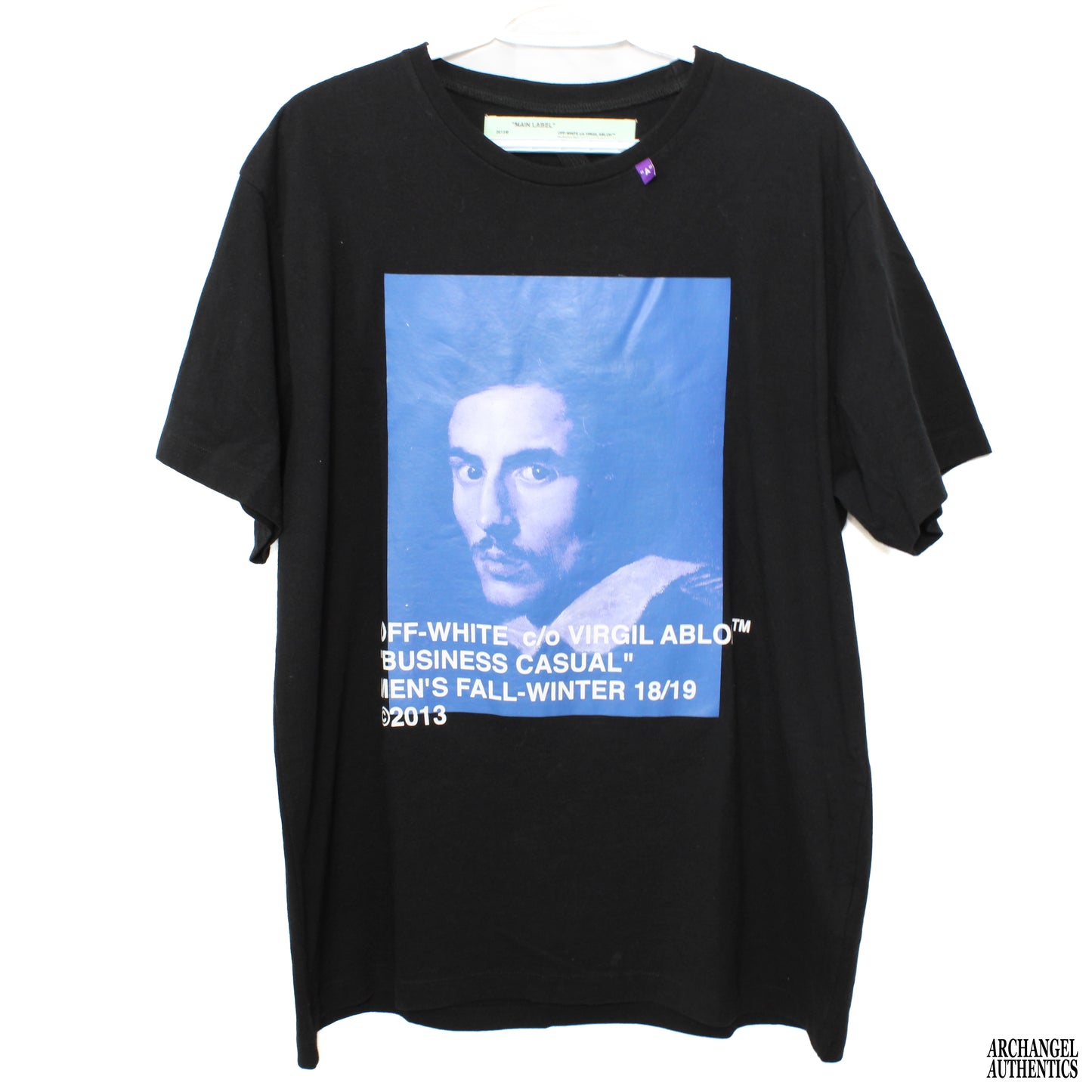 Off-White co Virgil Abloh 2018 Bernini Tee Black