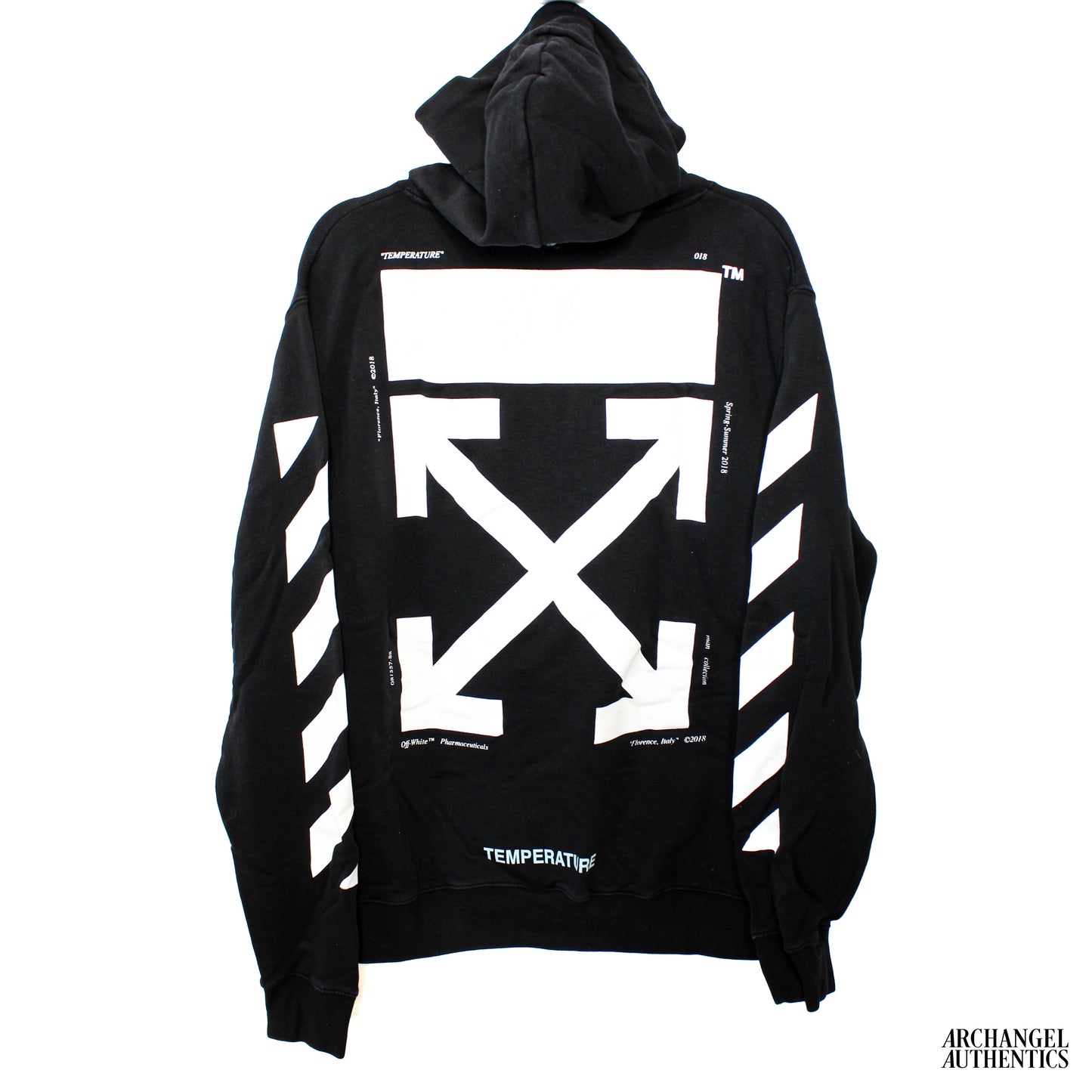 Off White Mona Lisa Hoodie Black