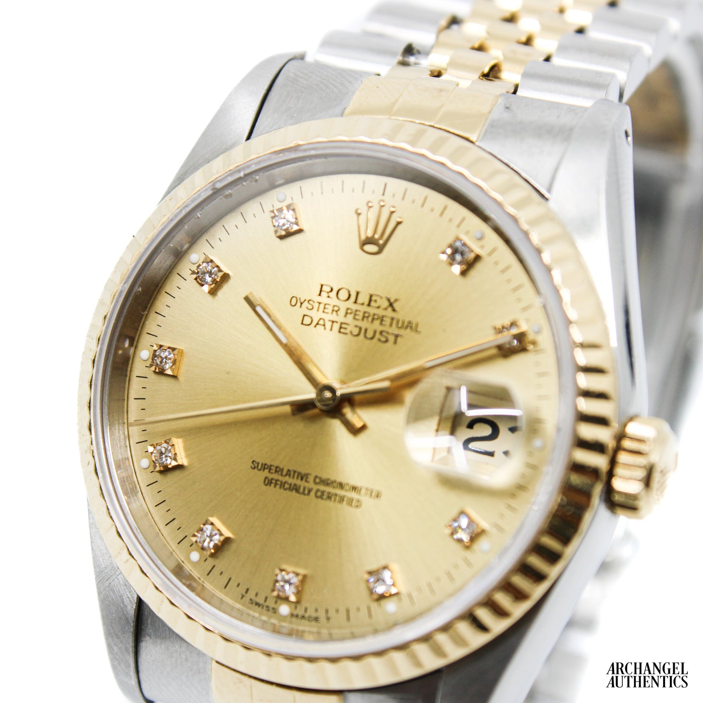 Rolex Datejust 36 | Ref. 16233 | Factory Diamond Dial | 1990