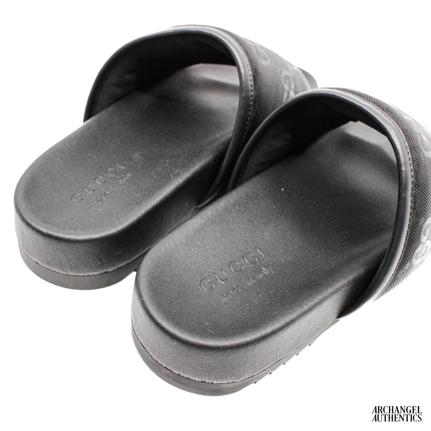 Gucci GG Slide Sandal Bold Black