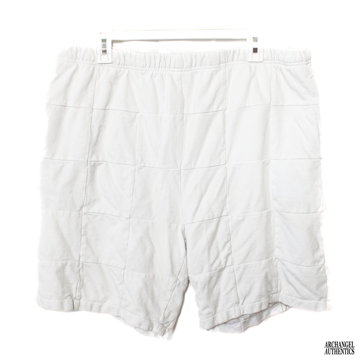 Supreme Patchwork Pique Shorts FW2018 White