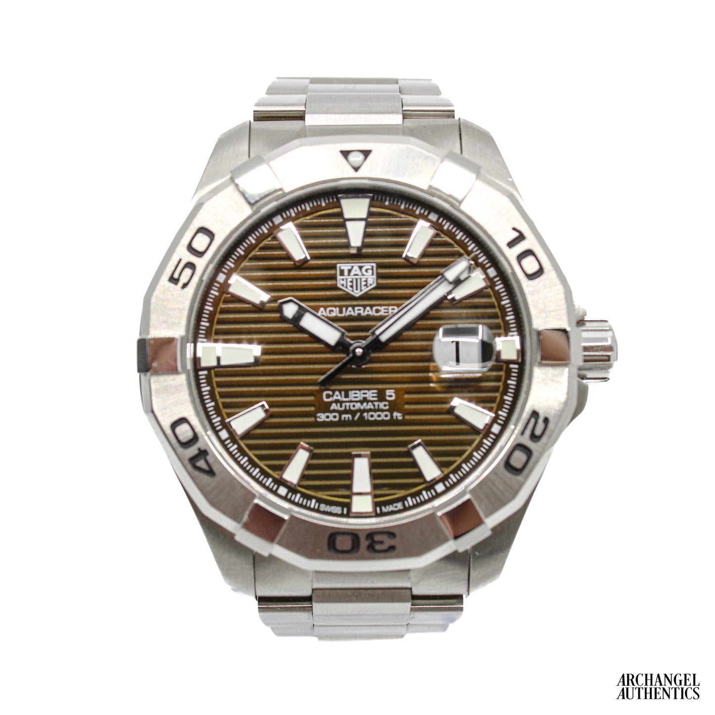 Tag Heuer Aquaracer Automatic Calibre 5 43mm Chocolate Dial | Ref. WAY2018