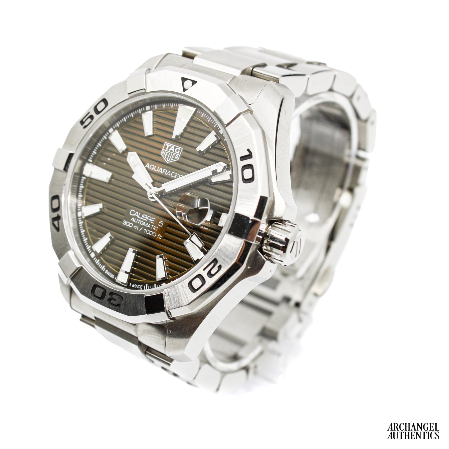 Tag Heuer Aquaracer Automatic Calibre 5 43mm Chocolate Dial | Ref. WAY2018