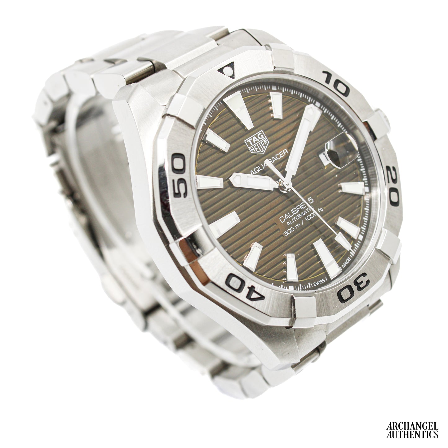 Tag Heuer Aquaracer Automatic Calibre 5 43mm Chocolate Dial | Ref. WAY2018