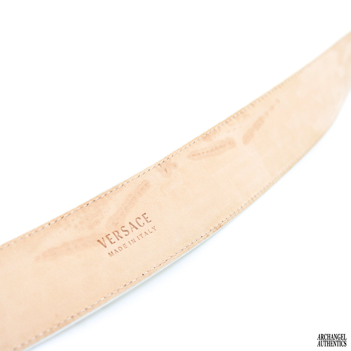 Versace La Medusa Leather Belt