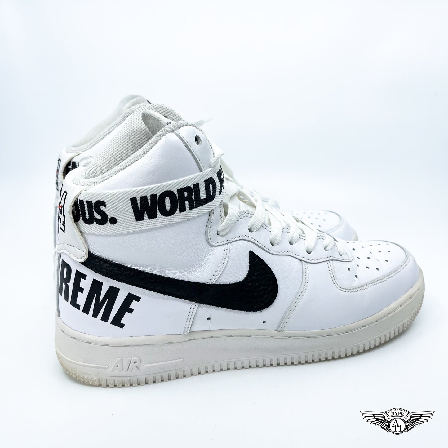 Nike Air Force 1 High Supreme World Famous White