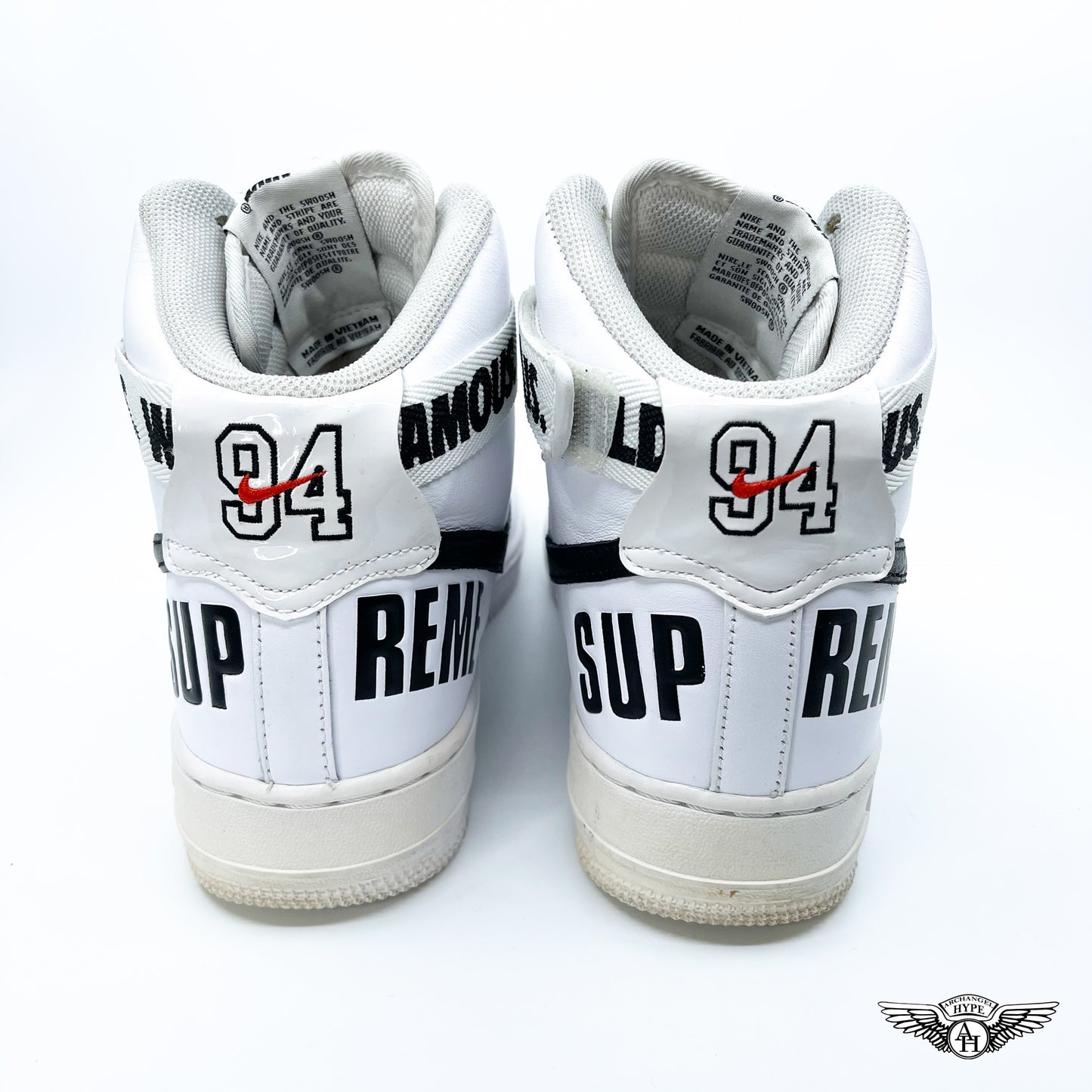 Nike Air Force 1 High Supreme World Famous White