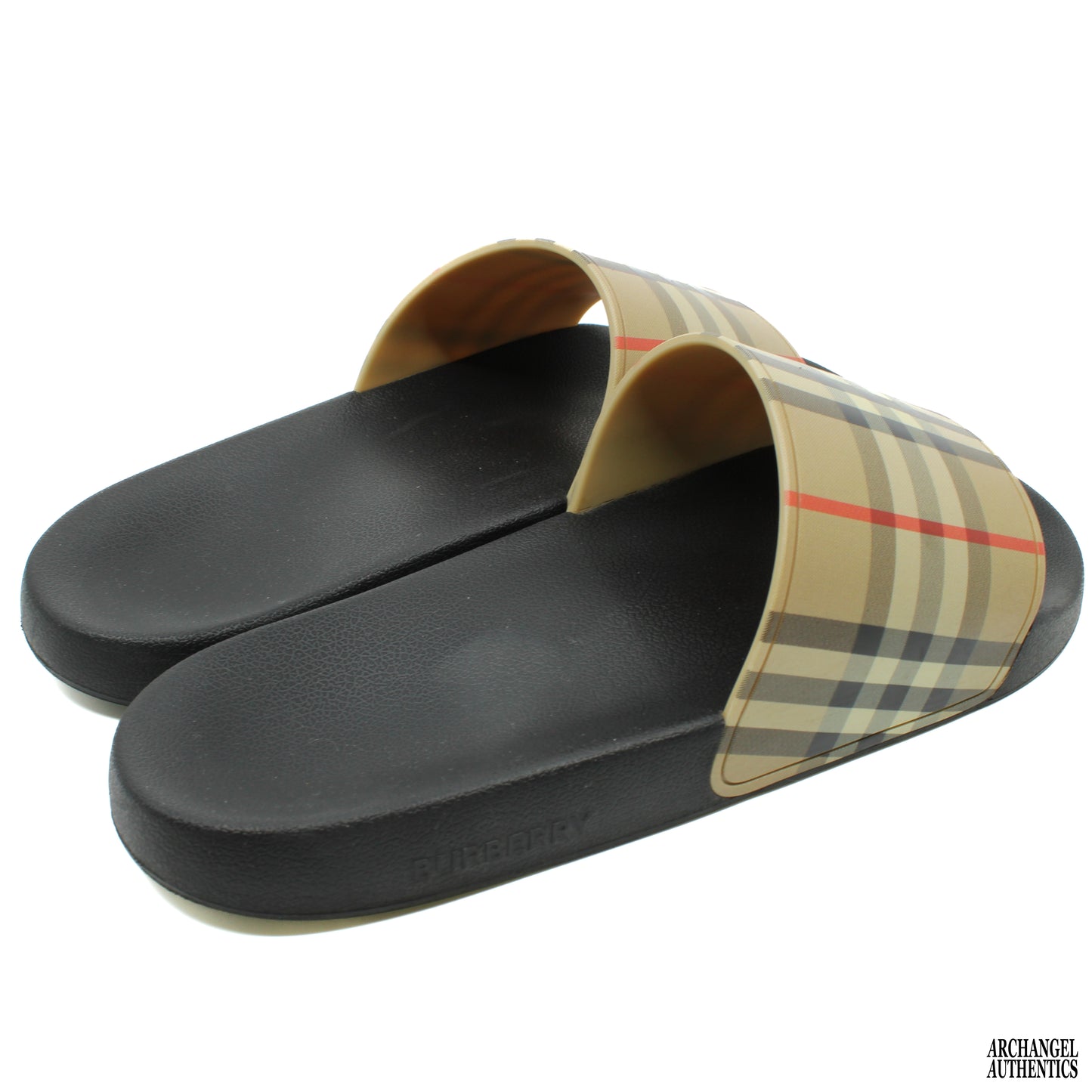 Burberry Furley Vintage Check Pool Slide Sandals
