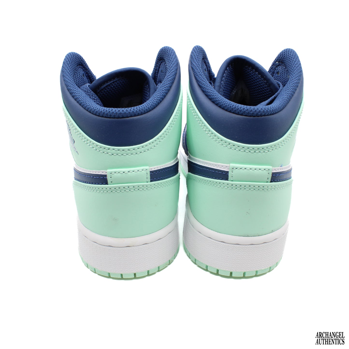 Nike Air Jordan 1 Mid GS Mystic Navy Mint Foam