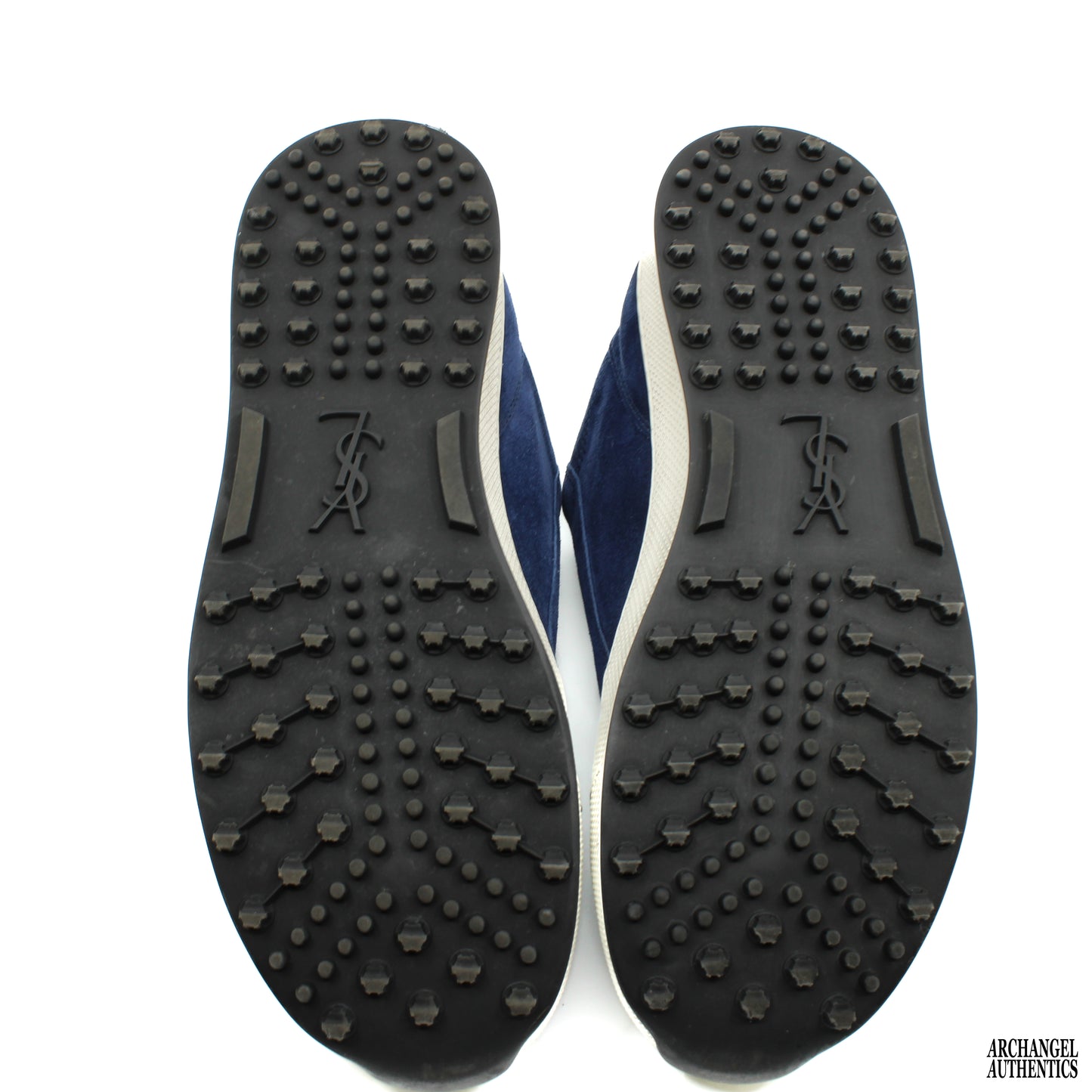 Saint Laurent Jump Low Sneaker Blue Suede