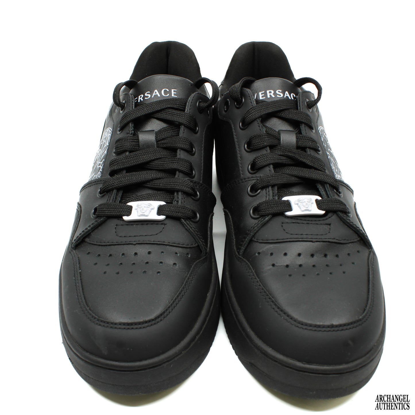 Versace Triple Black Medusa Head Sneaker