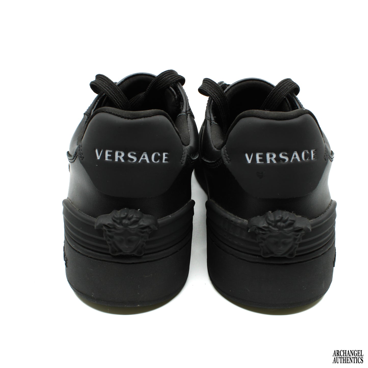 Versace Triple Black Medusa Head Sneaker