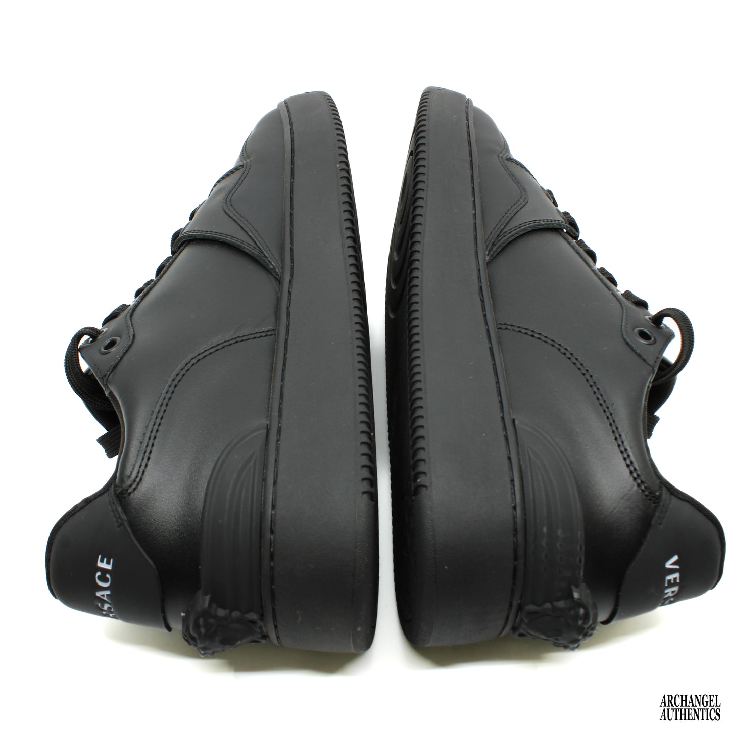 Versace Triple Black Medusa Head Sneaker