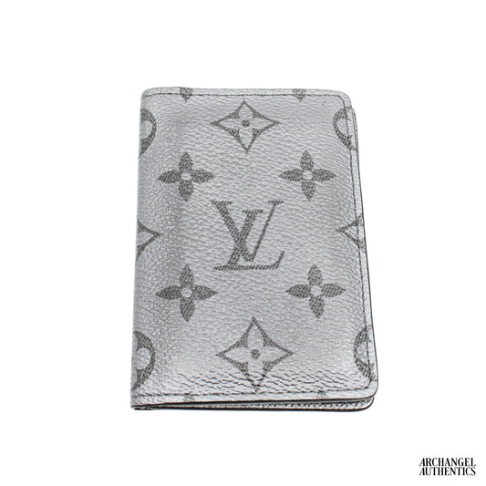 Louis Vuitton Pocket Organizer Gunmetal Grey Silver
