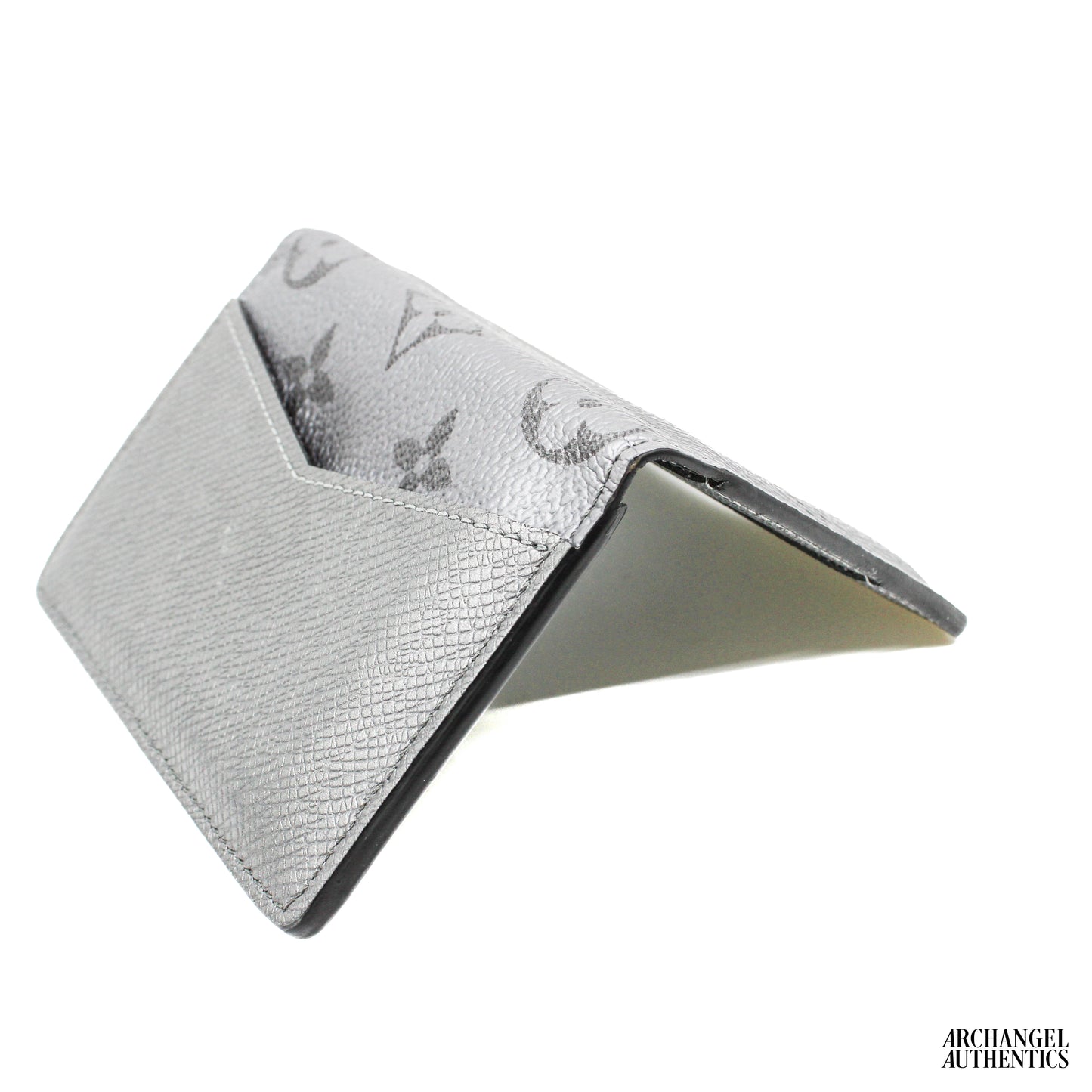Louis Vuitton Pocket Organizer Gunmetal Grey Silver