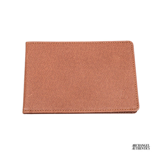 Louis Vuitton Taiga Bifold ID Wallet Brown