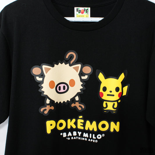 BAPE x Pokemon Mankey Camiseta #2 Negro