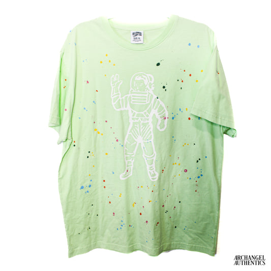 BBC Astro Splattered Knit SS Tee Patina Green