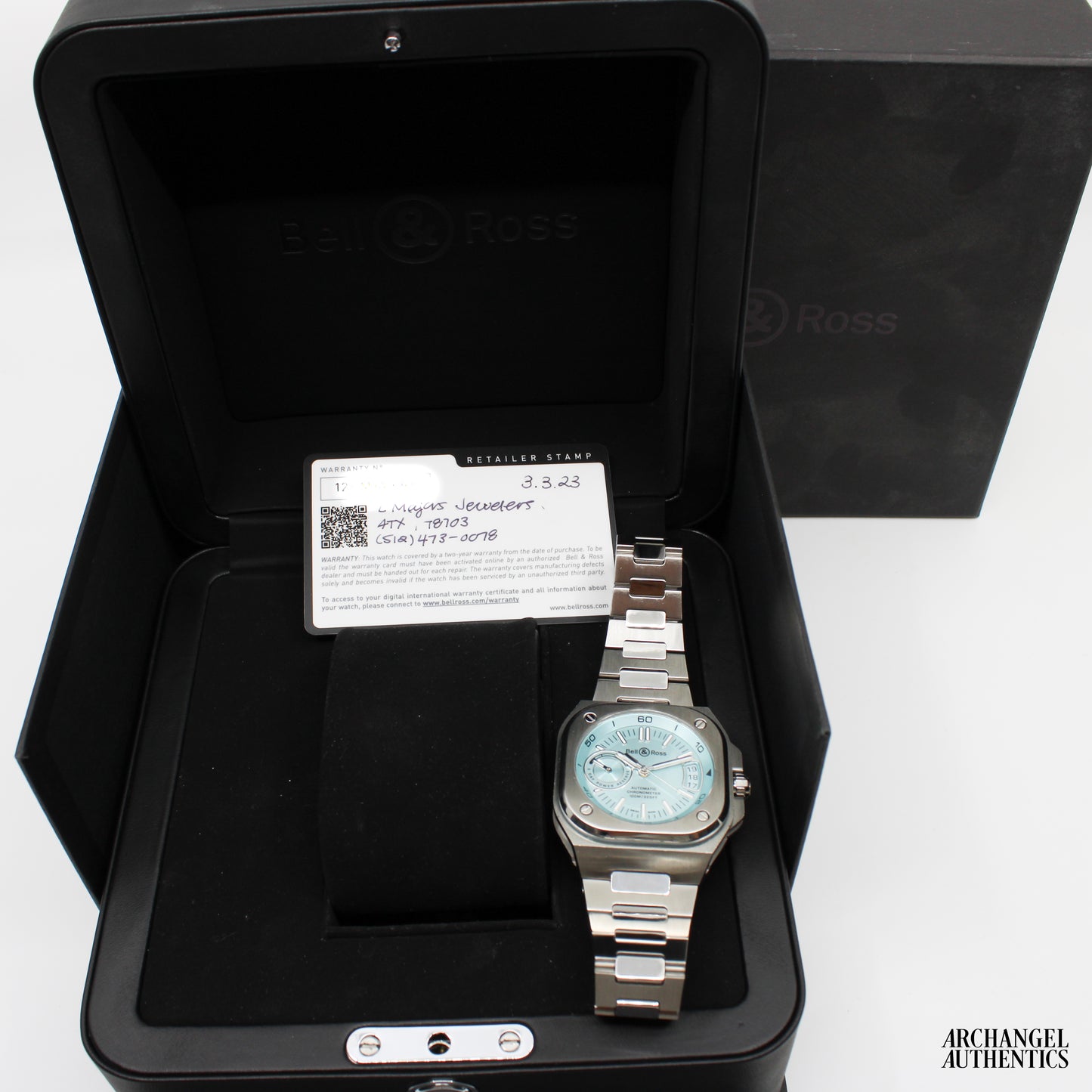 Bell & Ross BR-X5 'Ice Blue' | Ref. BRX5R-IB-ST/SST