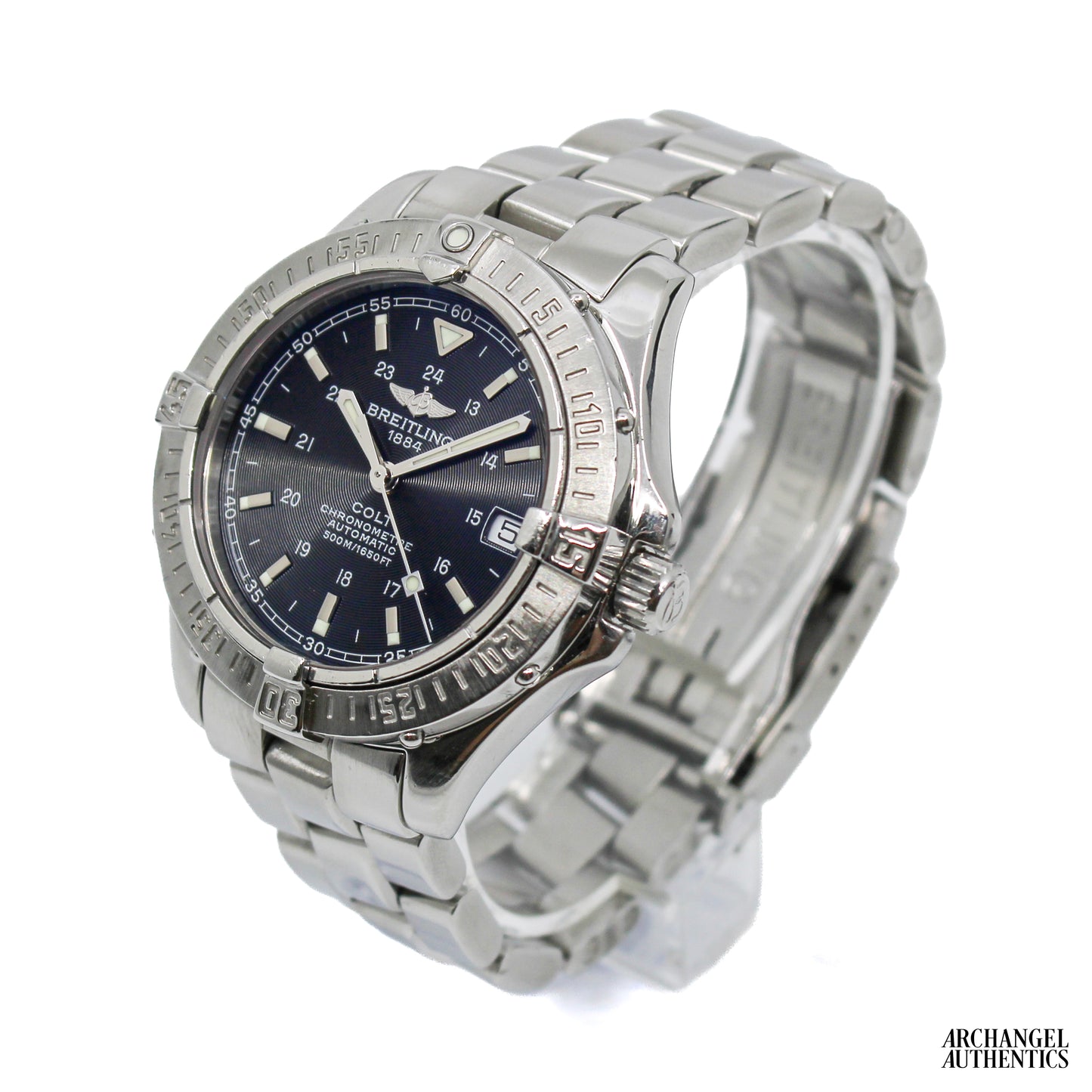 Breitling Colt Automatic 38mm Dark Grey Sunburst Dial | Ref. A17350
