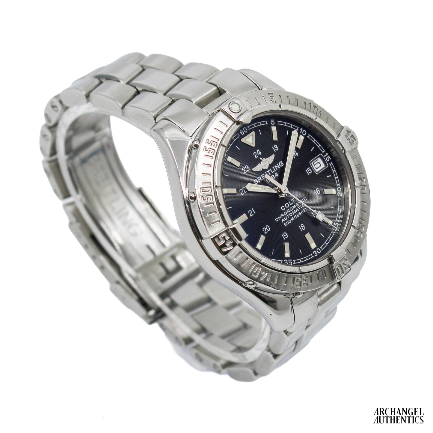 Breitling Colt Automatic 38mm Dark Grey Sunburst Dial | Ref. A17350