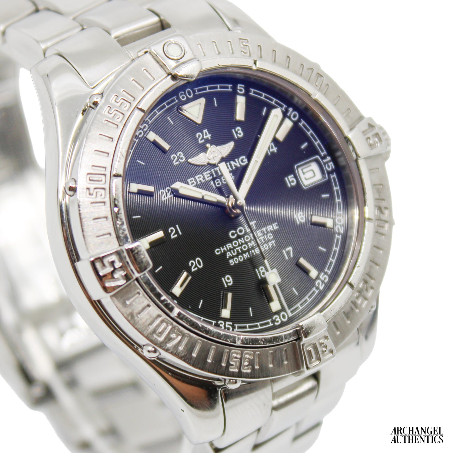 Breitling Colt Automatic 38mm Dark Grey Sunburst Dial | Ref. A17350