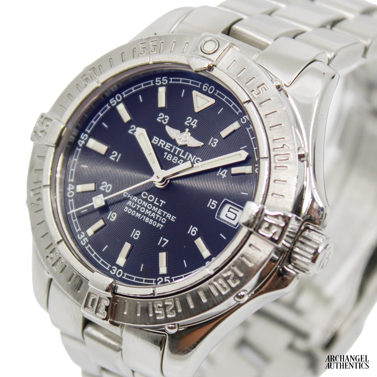 Breitling Colt Automatic 38mm Dark Grey Sunburst Dial | Ref. A17350