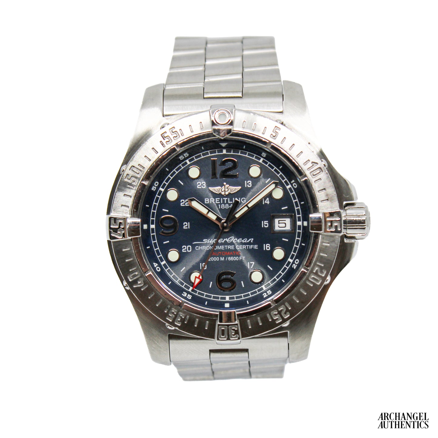Breitling SuperOcean 'Steelfish' Blue 44mm | B&P 2007 | Ref. A17390