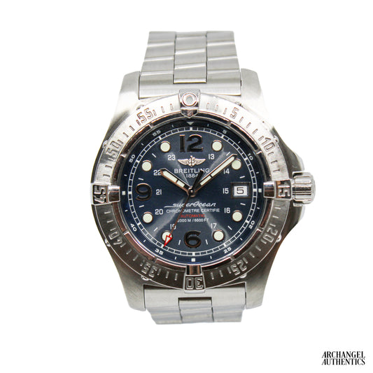 Breitling SuperOcean 'Steelfish' Blue 44mm | B&P 2007 | Ref. A17390