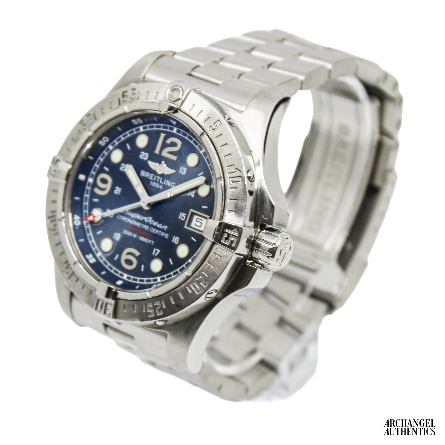 Breitling SuperOcean 'Steelfish' Blue 44mm | B&P 2007 | Ref. A17390