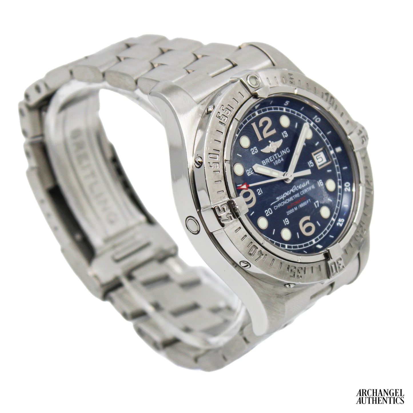Breitling SuperOcean 'Steelfish' Blue 44mm | B&P 2007 | Ref. A17390