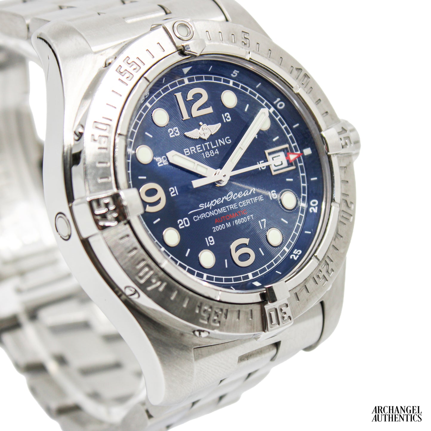 Breitling SuperOcean 'Steelfish' Blue 44mm | B&P 2007 | Ref. A17390