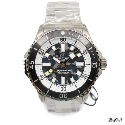 Breitling Superocean Automatic 46 Super Diver UNWORN | Black/Grey Camo | Ref. E10379 351B1E1
