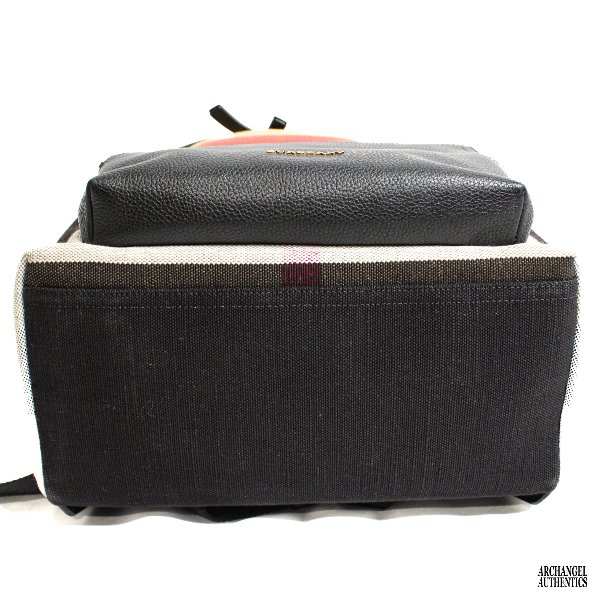 Burberry House Check Abbeydale Backpack Canvas & Leather – archangelauthentics Burberry House Check Abbeydale Backpack Canvas & Leather – archangelauthentics