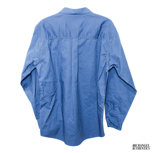 Carhartt Long-Sleece Button-Up Work Shirt  Blue