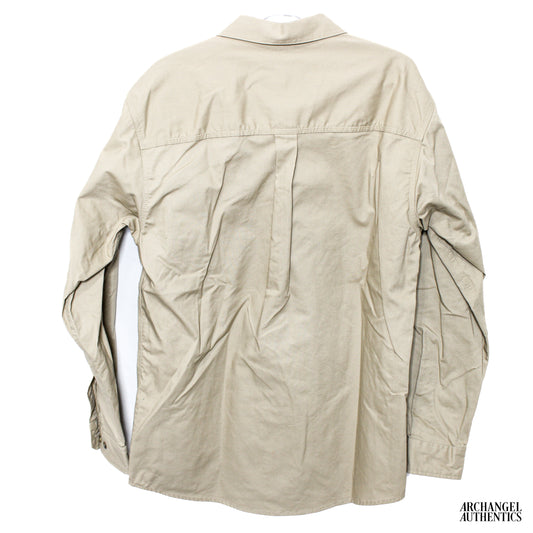 Carhartt Long-Sleeve Button-Up Work Shirt Tan