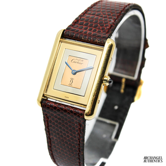 Cartier Must de Tank "Trinity Dial" | Ref. 681006 | 23.5x30mm | Rare Dial STUNNING Condition