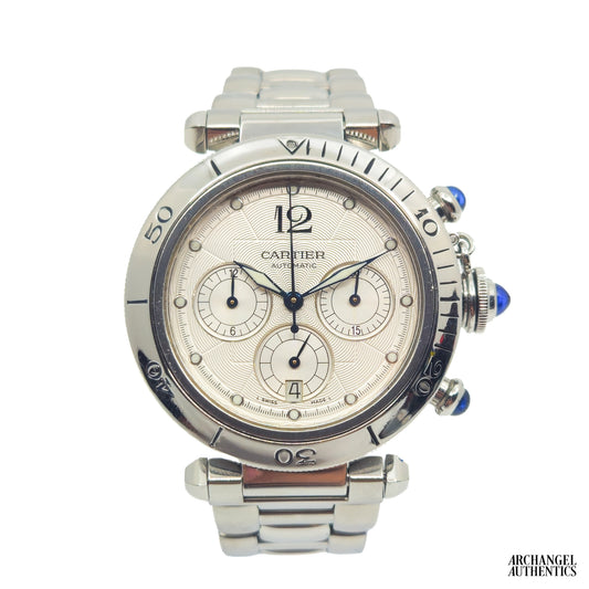 Cartier Pasha Chronograph Automatic 38mm | Model 2113 | Ref. W31030H3