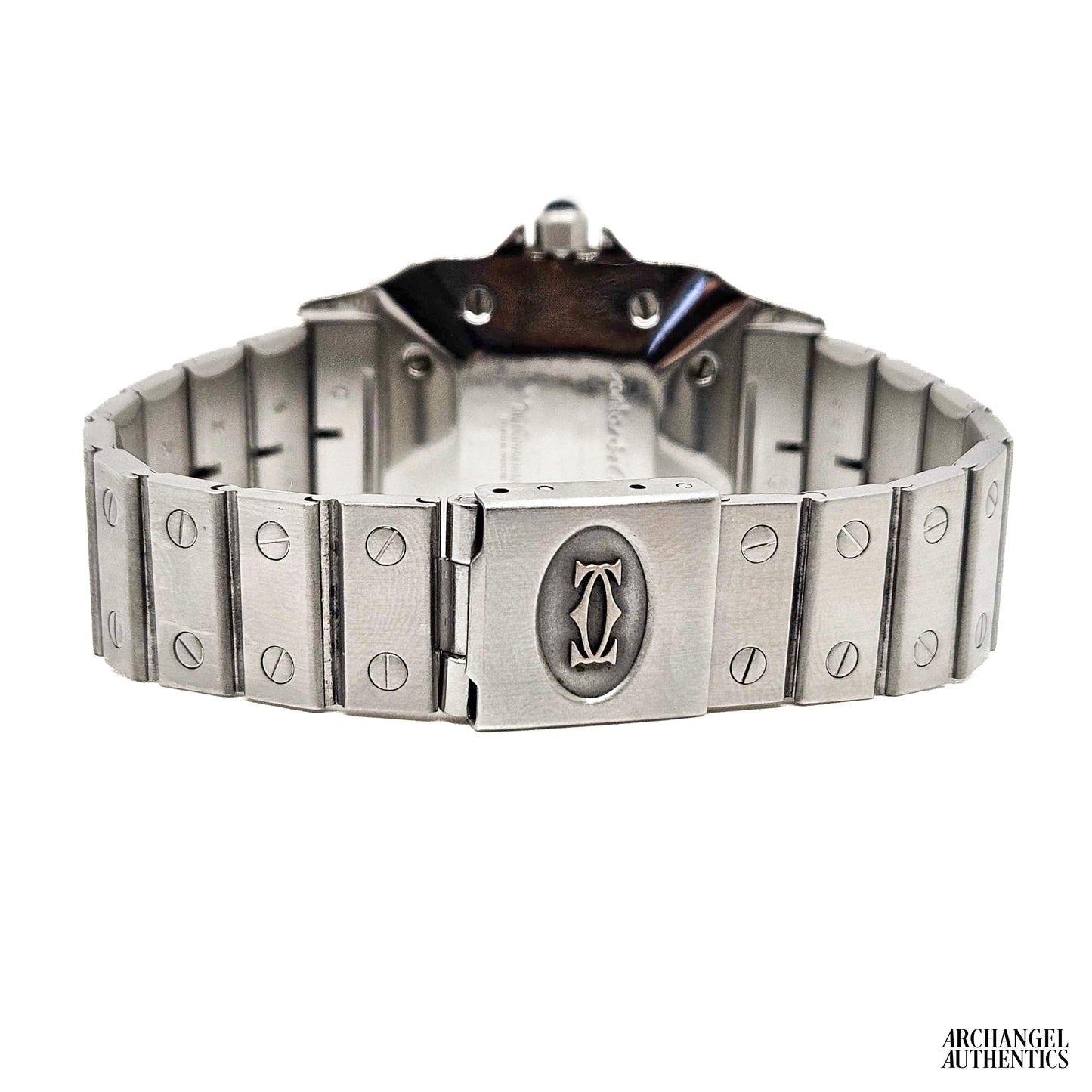 Cartier Santos Carree Stainless Steel | Ref. 2960 | Automatic | 29x41mm | Custom Diamonds