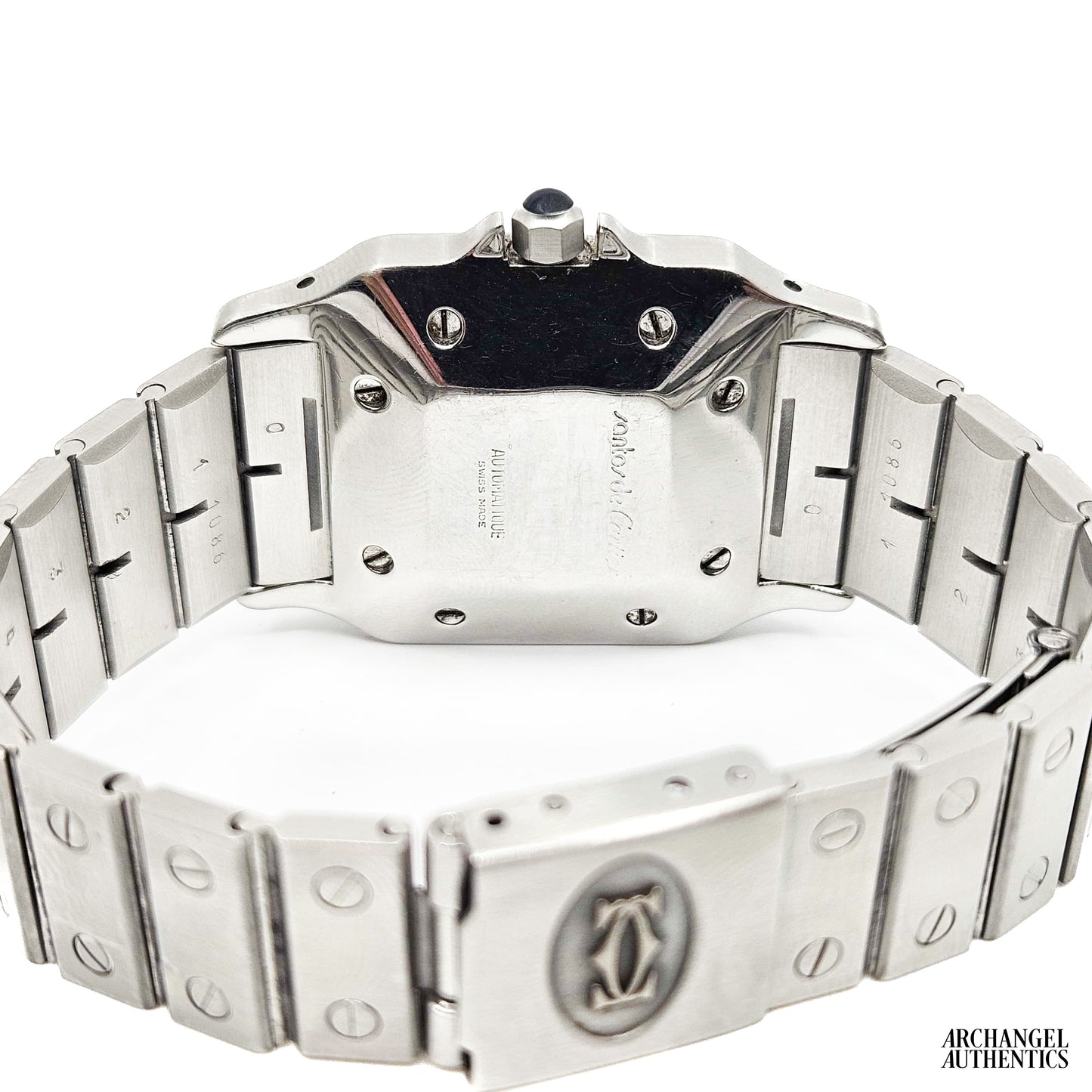 Cartier Santos Carree Stainless Steel | Ref. 2960 | Automatic | 29x41mm | Custom Diamonds