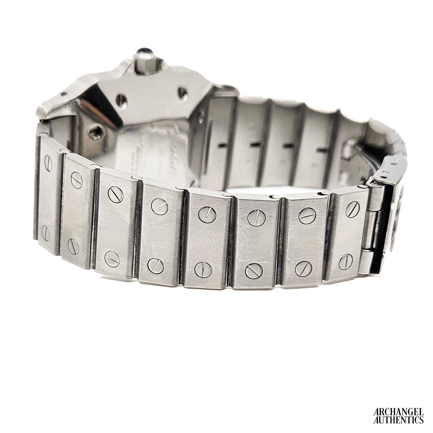 Cartier Santos Carree Stainless Steel | Ref. 2960 | Automatic | 29x41mm | Custom Diamonds