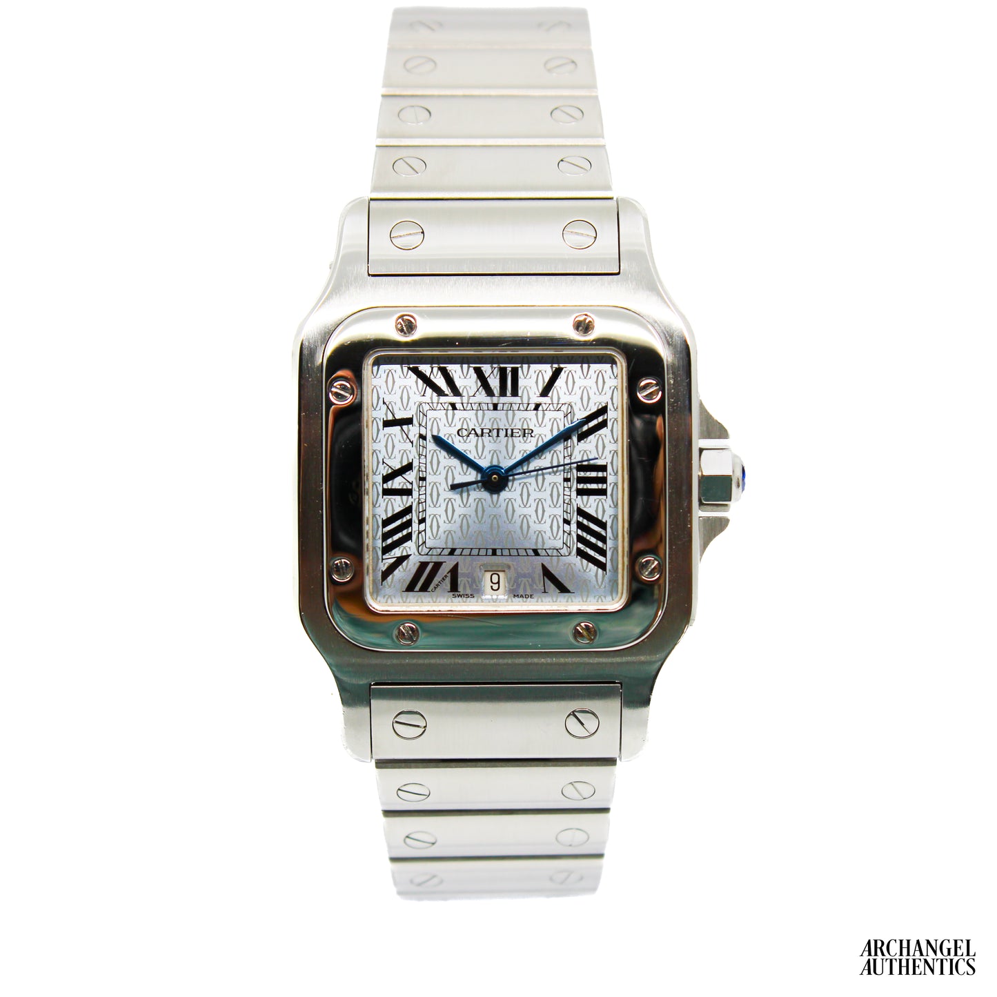 Cartier Santos Galbee Rare "Ice Blue Anniversary Dial" | 29x41mm | Quartz | Ref. 1564