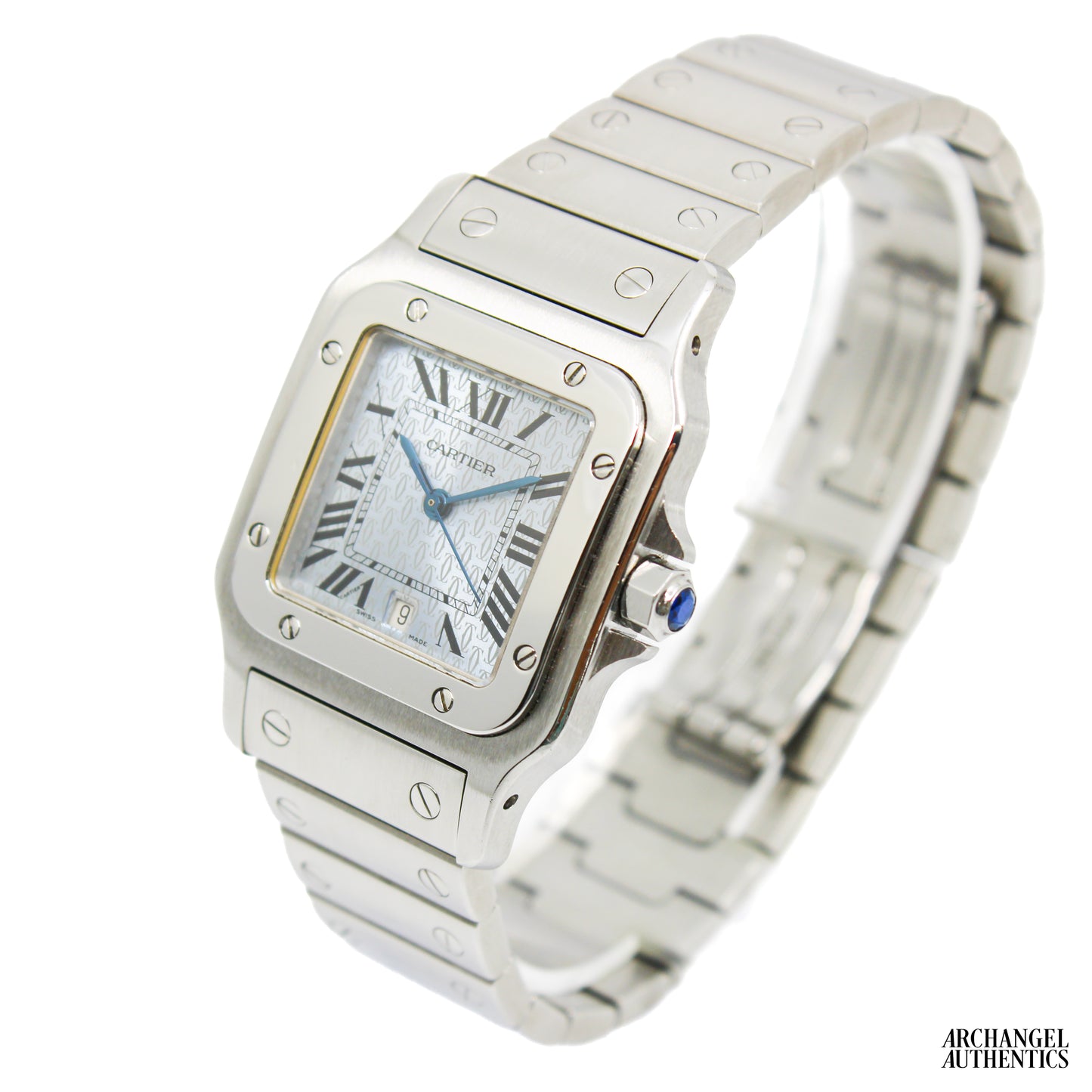 Cartier Santos Galbee Rare "Ice Blue Anniversary Dial" | 29x41mm | Quartz | Ref. 1564