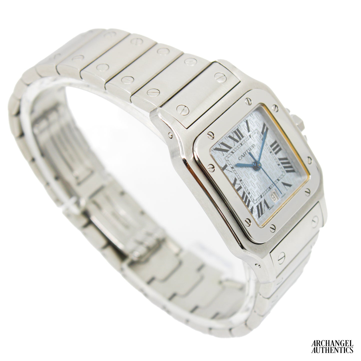 Cartier Santos Galbee Rare "Ice Blue Anniversary Dial" | 29x41mm | Quartz | Ref. 1564