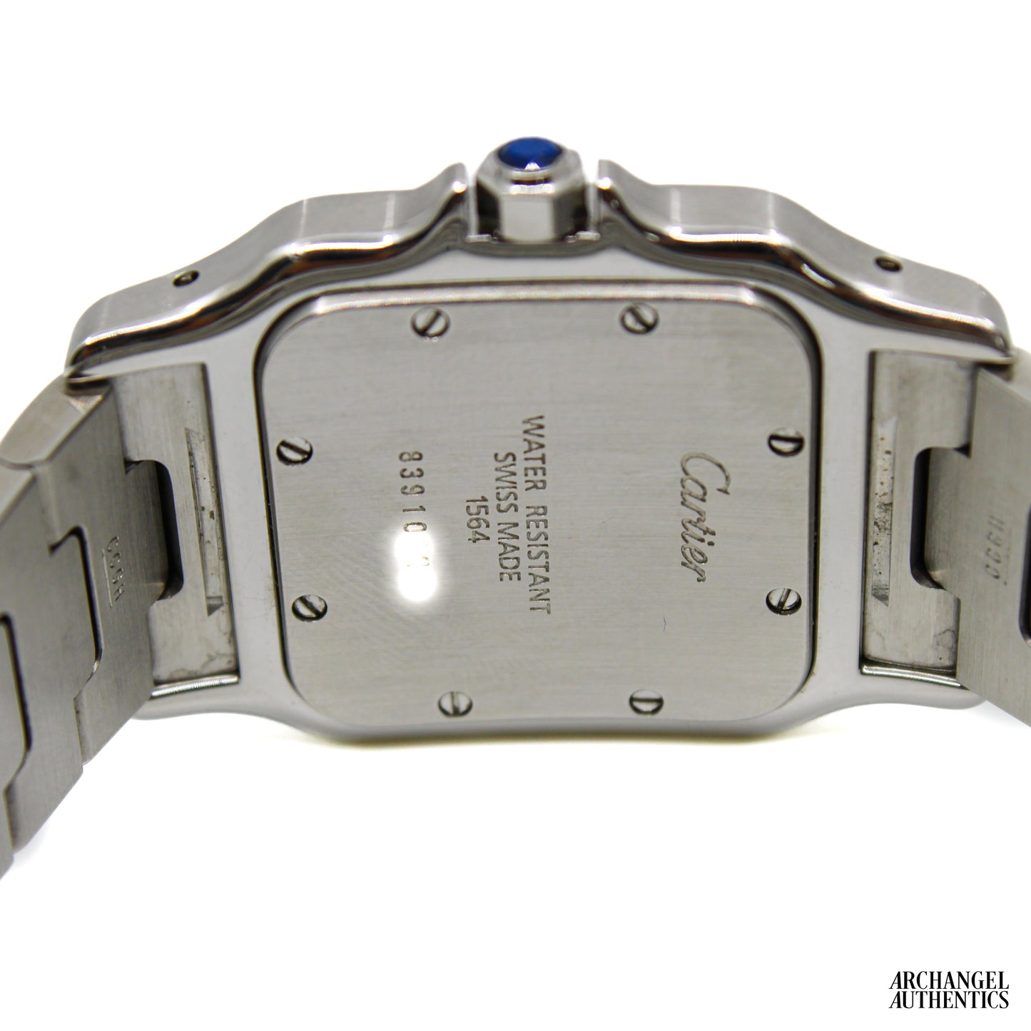 Cartier Santos Galbee Rare "Ice Blue Anniversary Dial" | 29x41mm | Quartz | Ref. 1564
